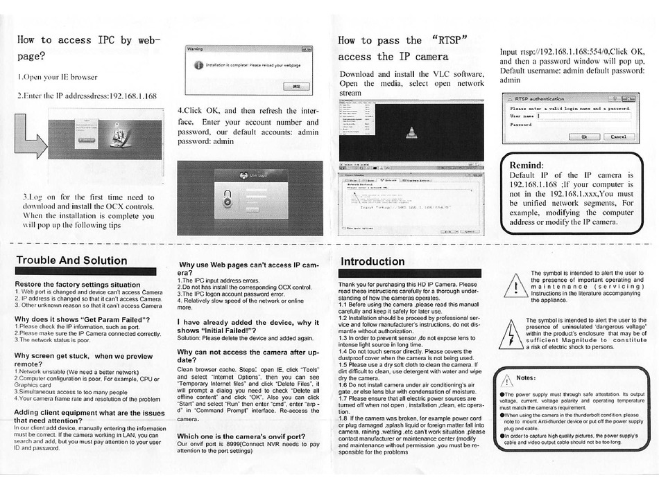 SECURITY CAMERA KING IPVDLX2MPIR50L2812W MANUAL Pdf Download ManualsLib