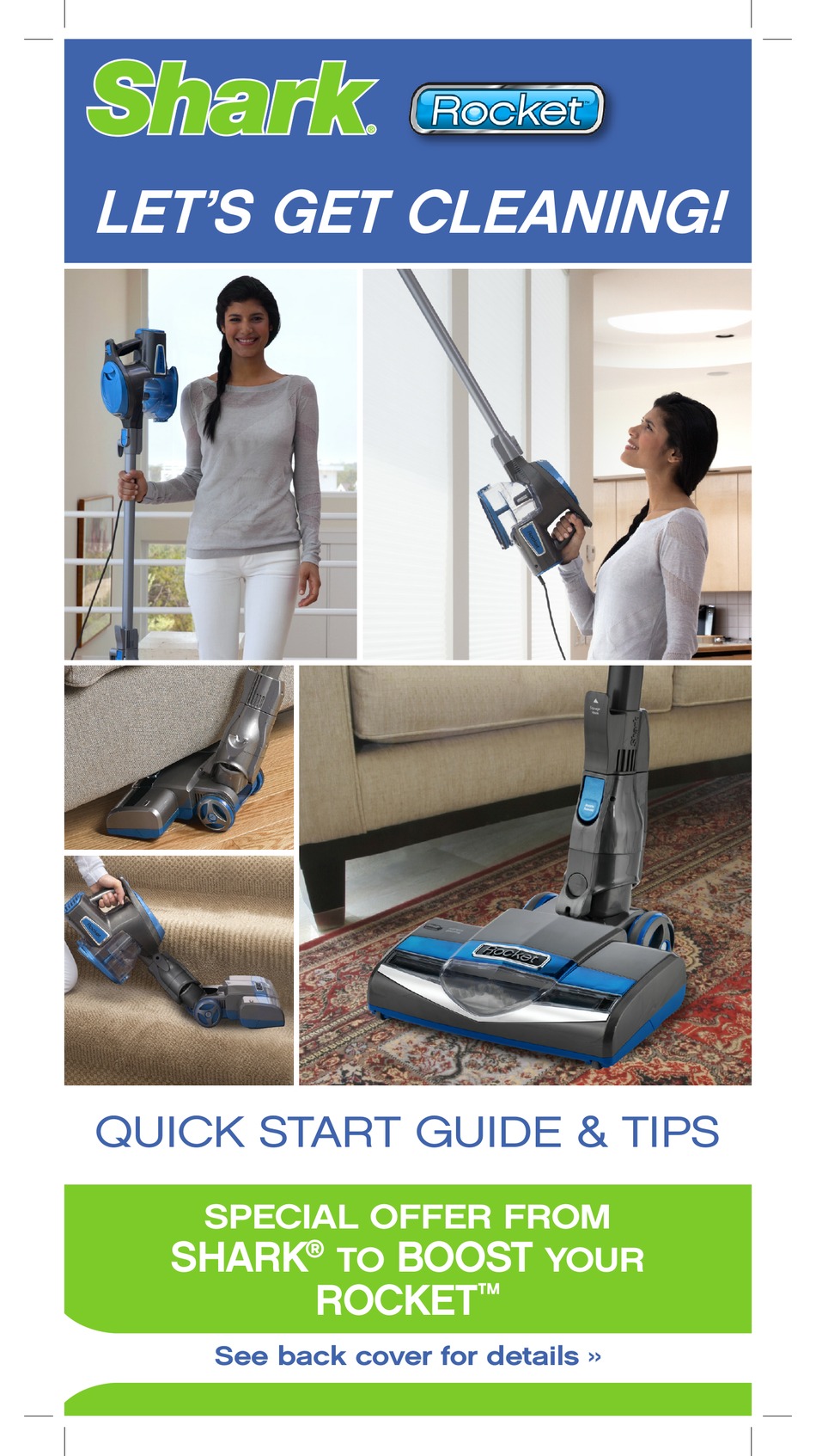 SHARK ROCKET HV300 QUICK START MANUAL Pdf Download ManualsLib