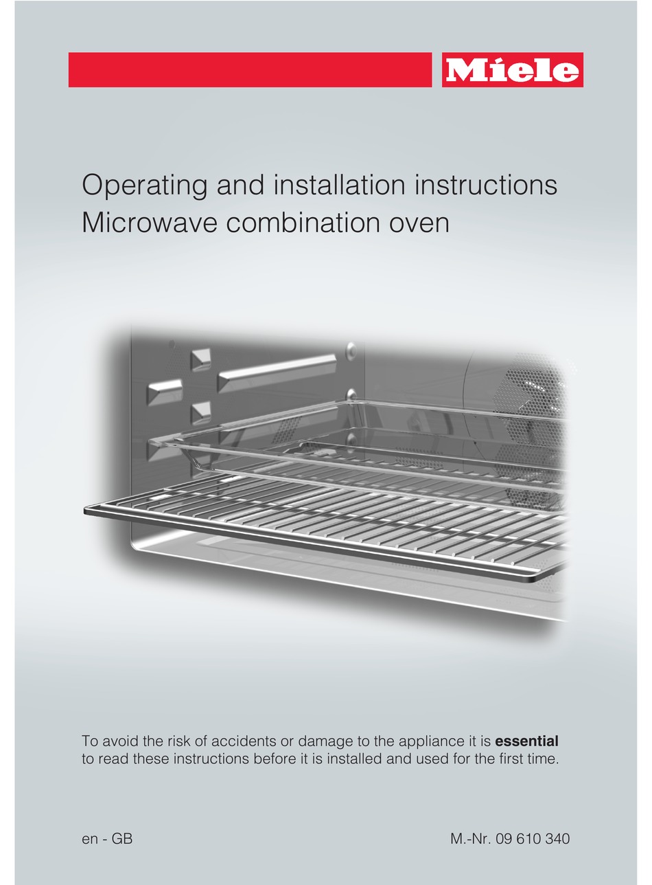 MIELE H6800BM OPERATING AND INSTALLATION INSTRUCTIONS Pdf Download