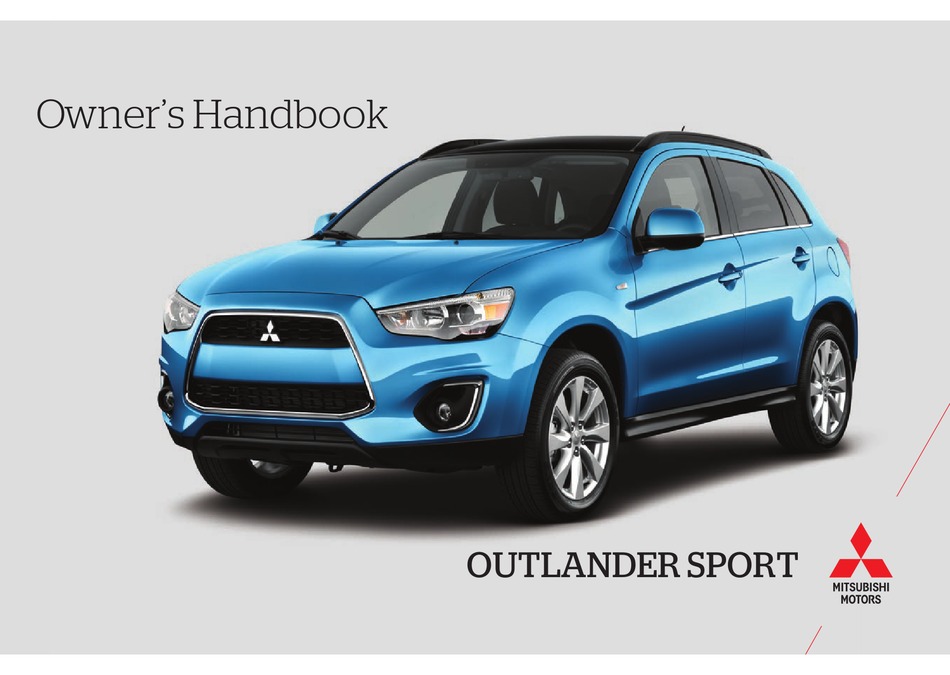 Mitsubishi Outlander Sport Owner S Handbook Manual Pdf Download Manualslib