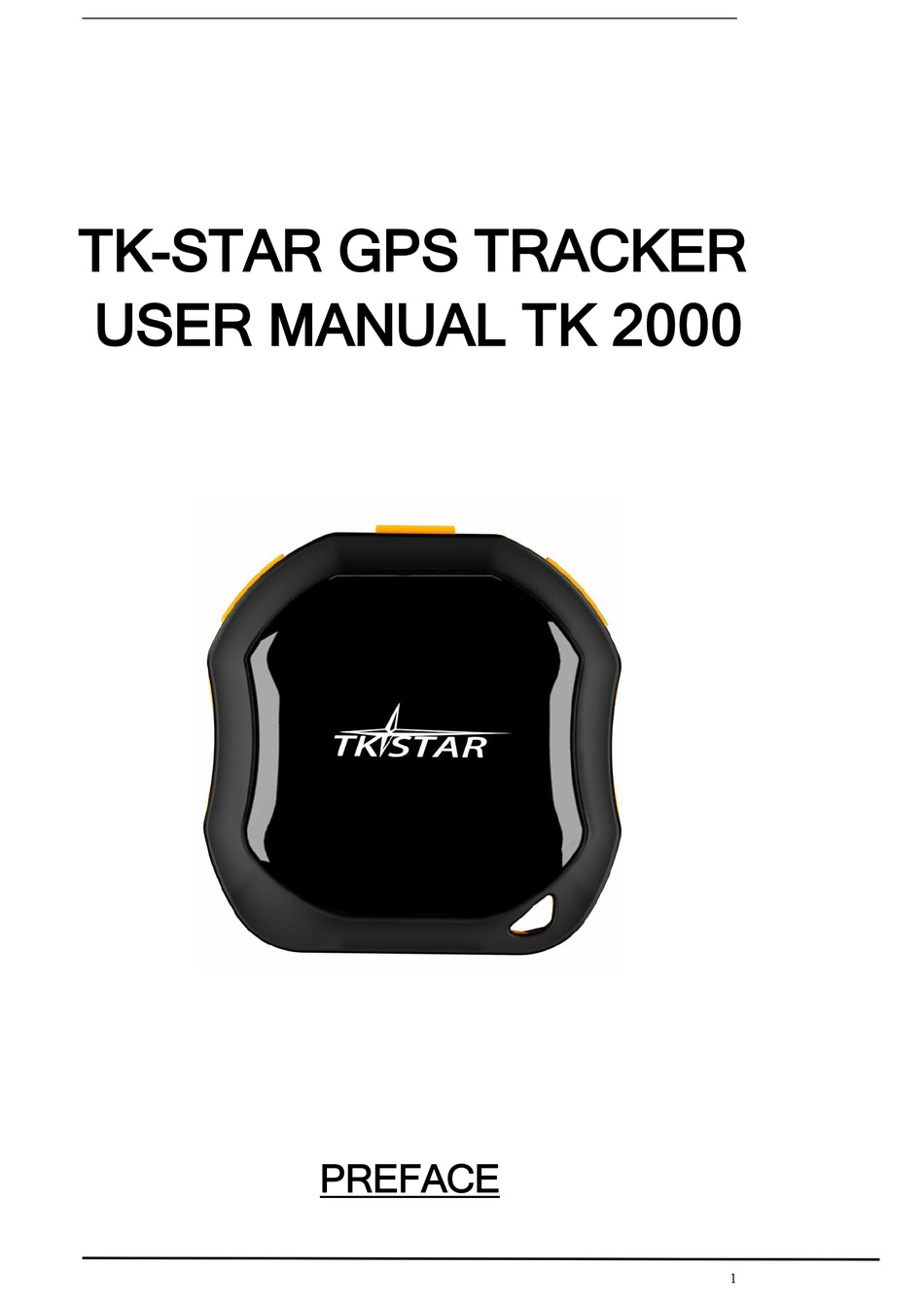 region beskæftigelse Gå vandreture TK-STAR TK 2000 USER MANUAL Pdf Download | ManualsLib