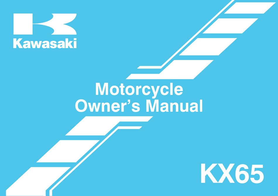 KAWASAKI KX65 MANUAL Pdf Download | ManualsLib