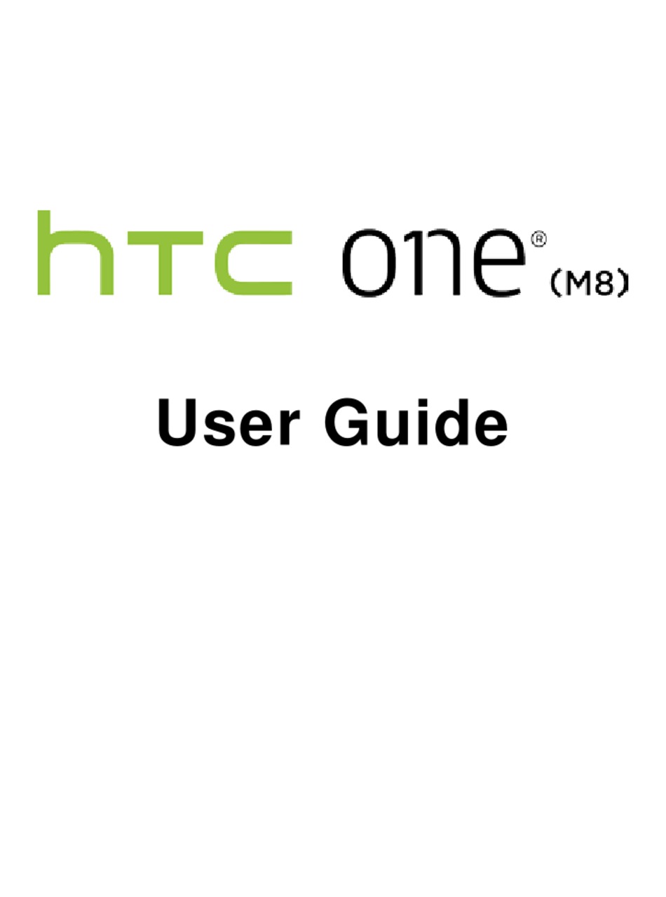 HTC ONE M8 USER MANUAL Pdf Download | ManualsLib