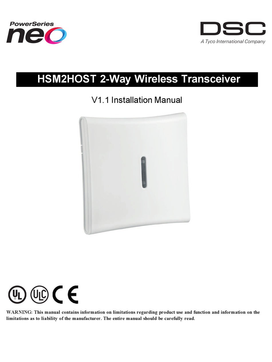 DSC HSM2HOST INSTALLATION MANUAL Pdf Download ManualsLib