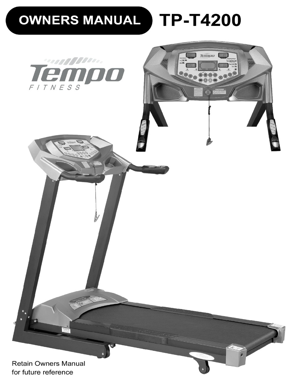 tempo fitness 632t manual