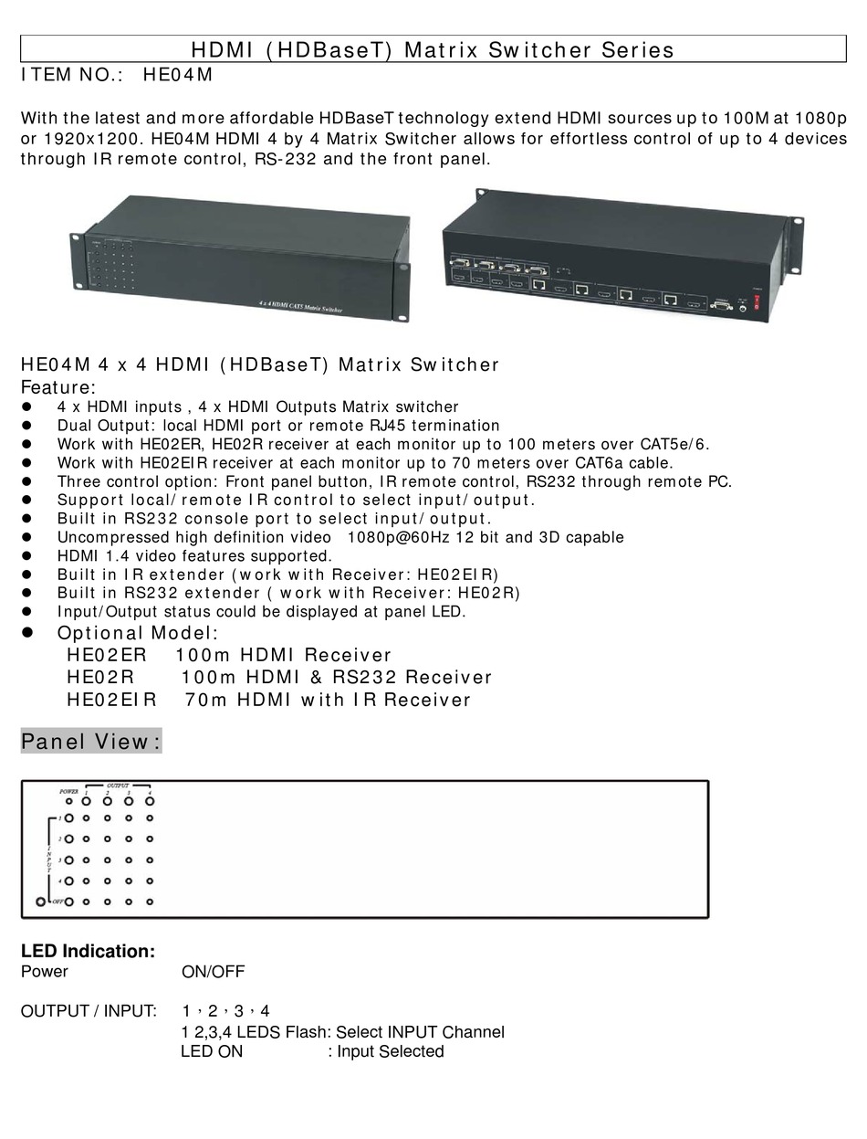 FORESIGHT HE04M USER MANUAL Pdf Download | ManualsLib