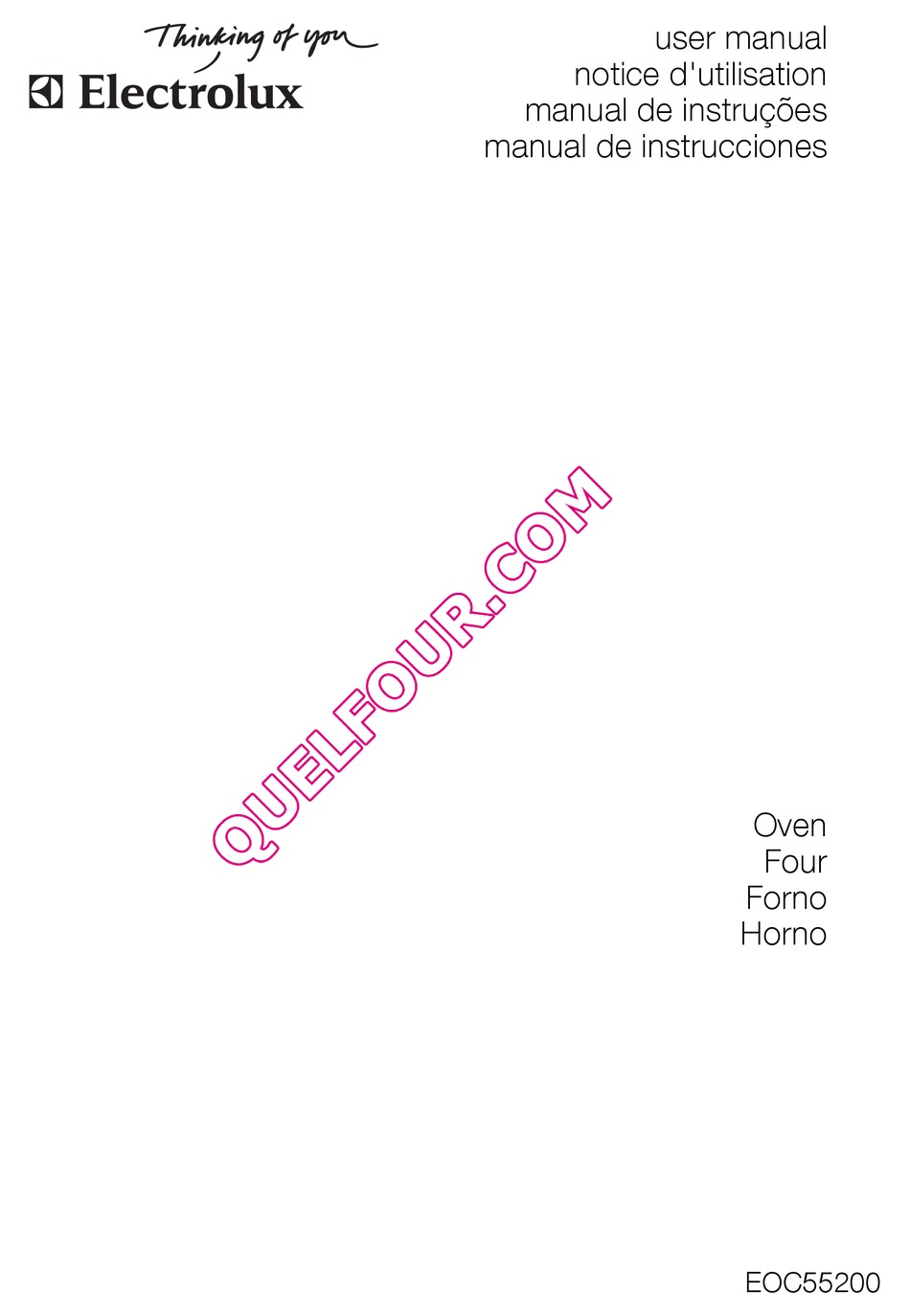 Installation - Electrolux EOC55200 User Manual [Page 17] | ManualsLib