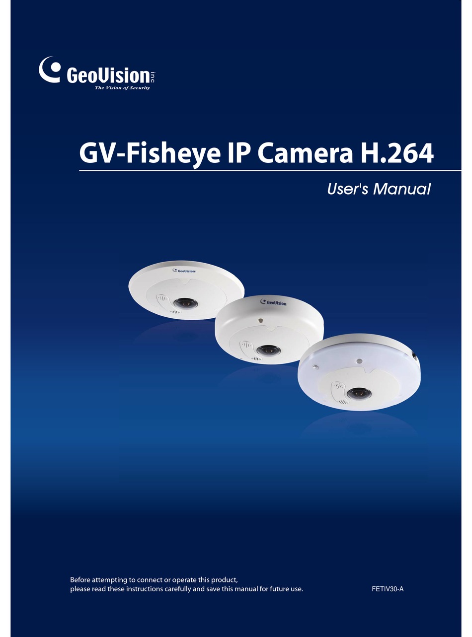 GEOVISION GV-FISHEYE USER MANUAL Pdf Download | ManualsLib