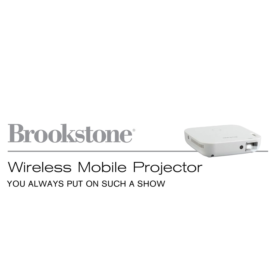 Brookstone Projector App