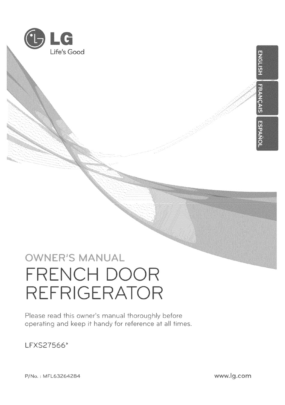 LG LFXS27566 SERIES OWNER'S MANUAL Pdf Download | ManualsLib