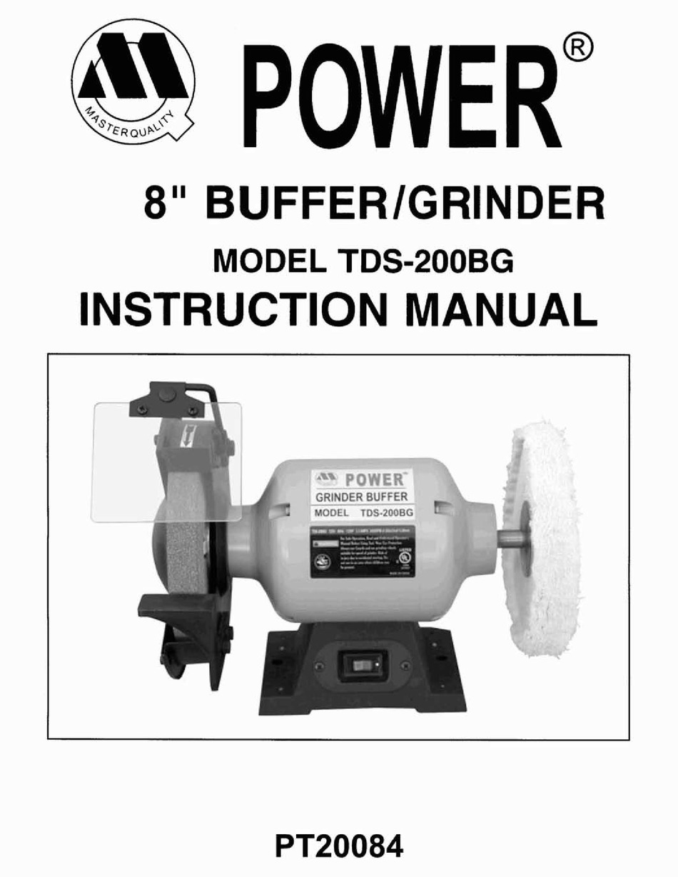 MASTER QUALITY POWER TDS200BG INSTRUCTION MANUAL Pdf Download ManualsLib