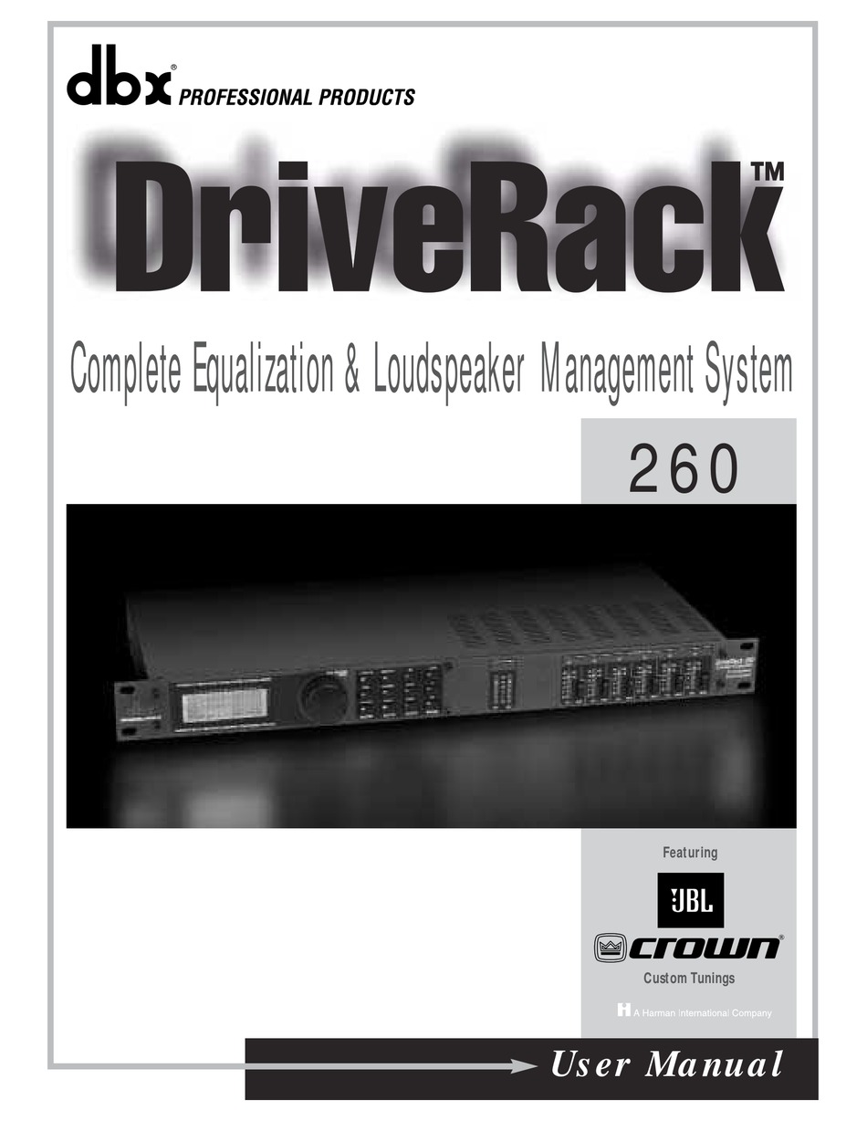 dbx driverack 260 manual pdf bahasa indonesia