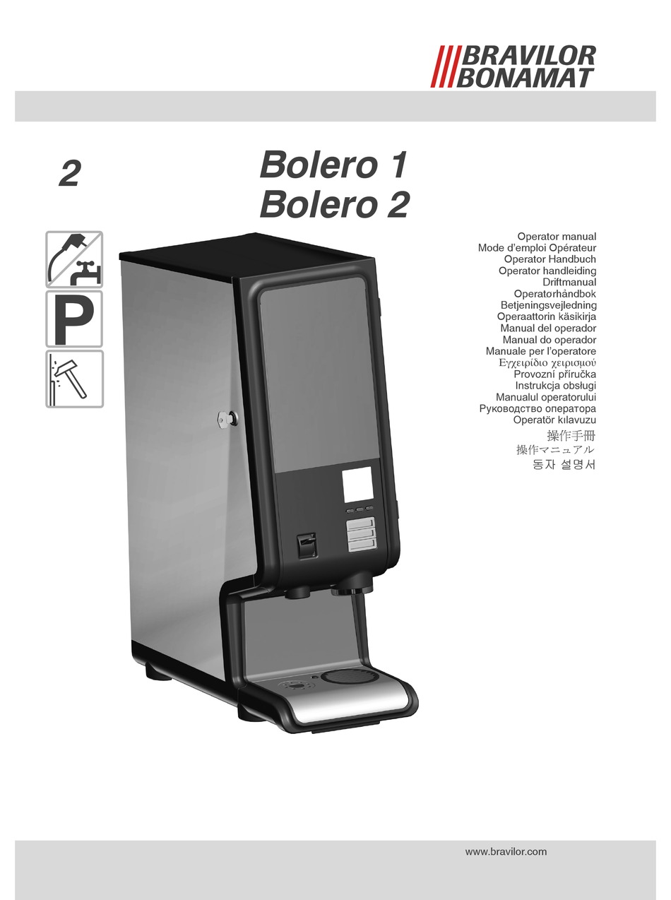 bravilor esprecious manual