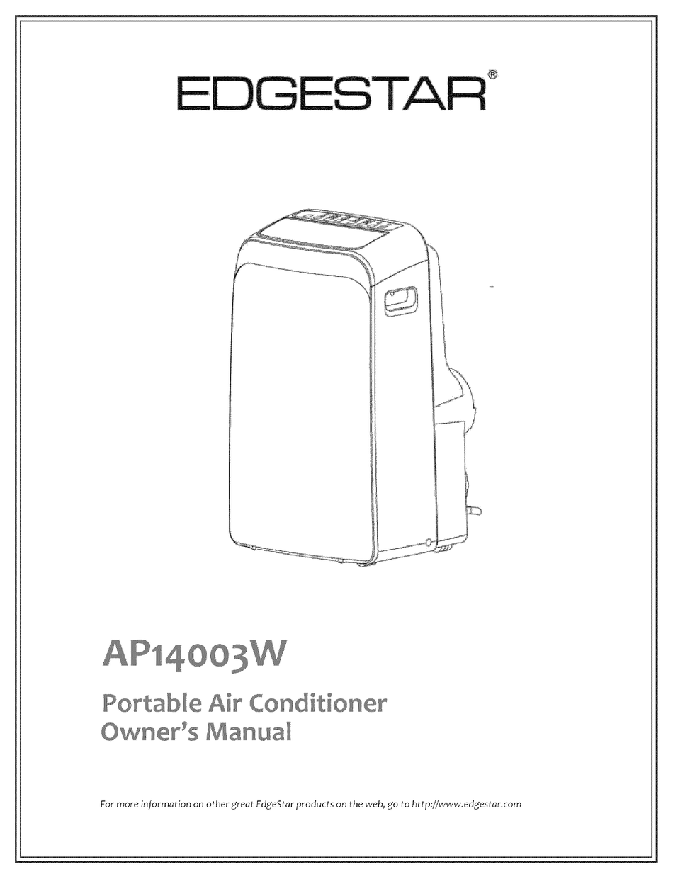 EDGESTAR AP14003W OWNER