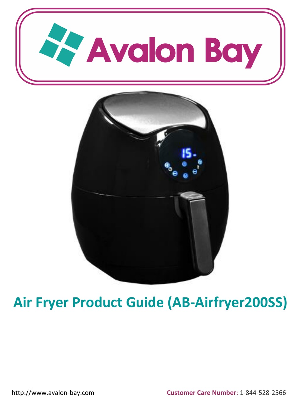 AVALON BAY AB-AIRFRYER200SS PRODUCT MANUAL Pdf Download | ManualsLib