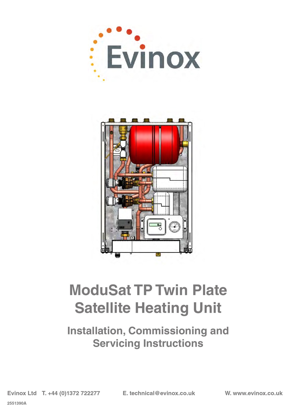 EVINOX MODUSAT TP 4010 INSTALLATION, COMMISSIONING AND SERVICING INSTRUCTIONS Pdf Download