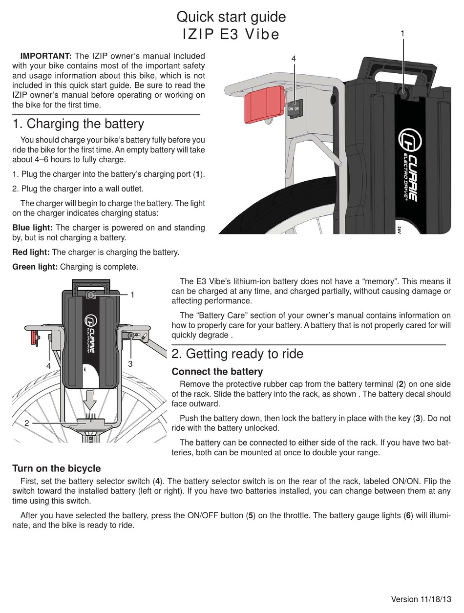 izip e3 vibe battery