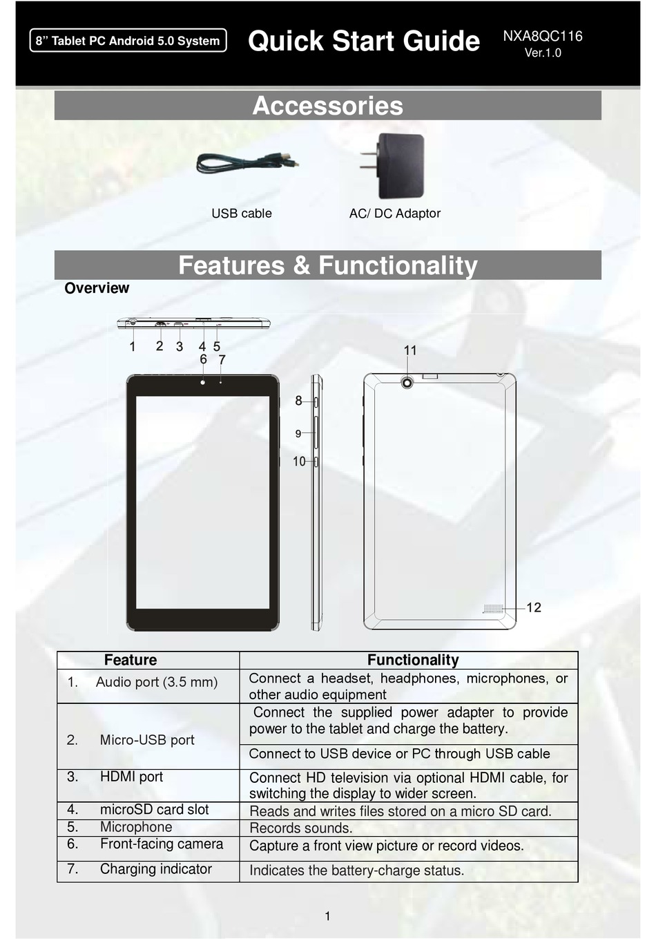nextbook tablet model nxa8qc116