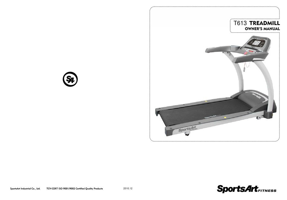 SPORTSART FITNESS T613 OWNER'S MANUAL Pdf Download ManualsLib