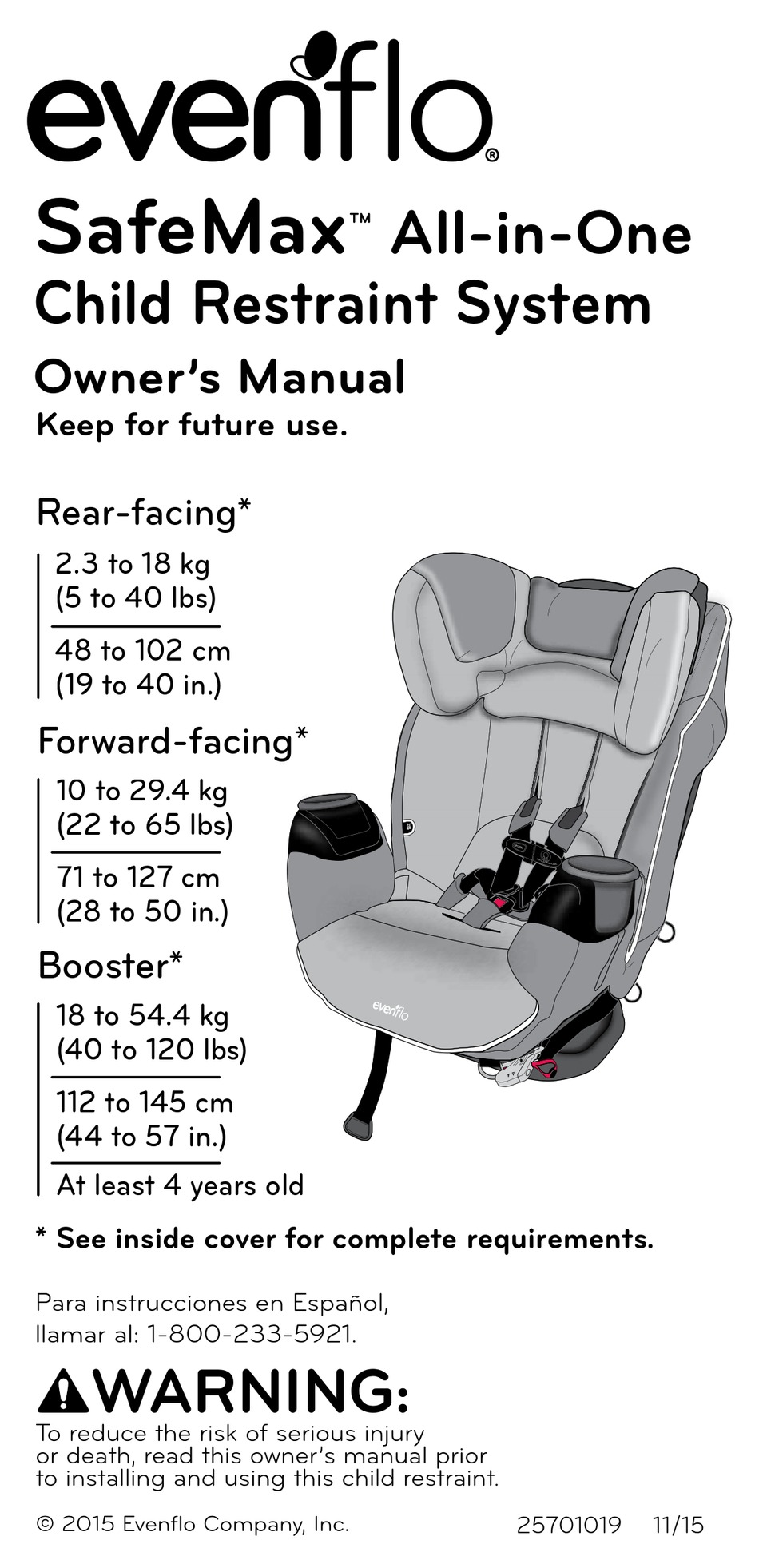 Evenflo Car Seat Manual Instructions Pdf - Evenflo Tribute Manual Lx