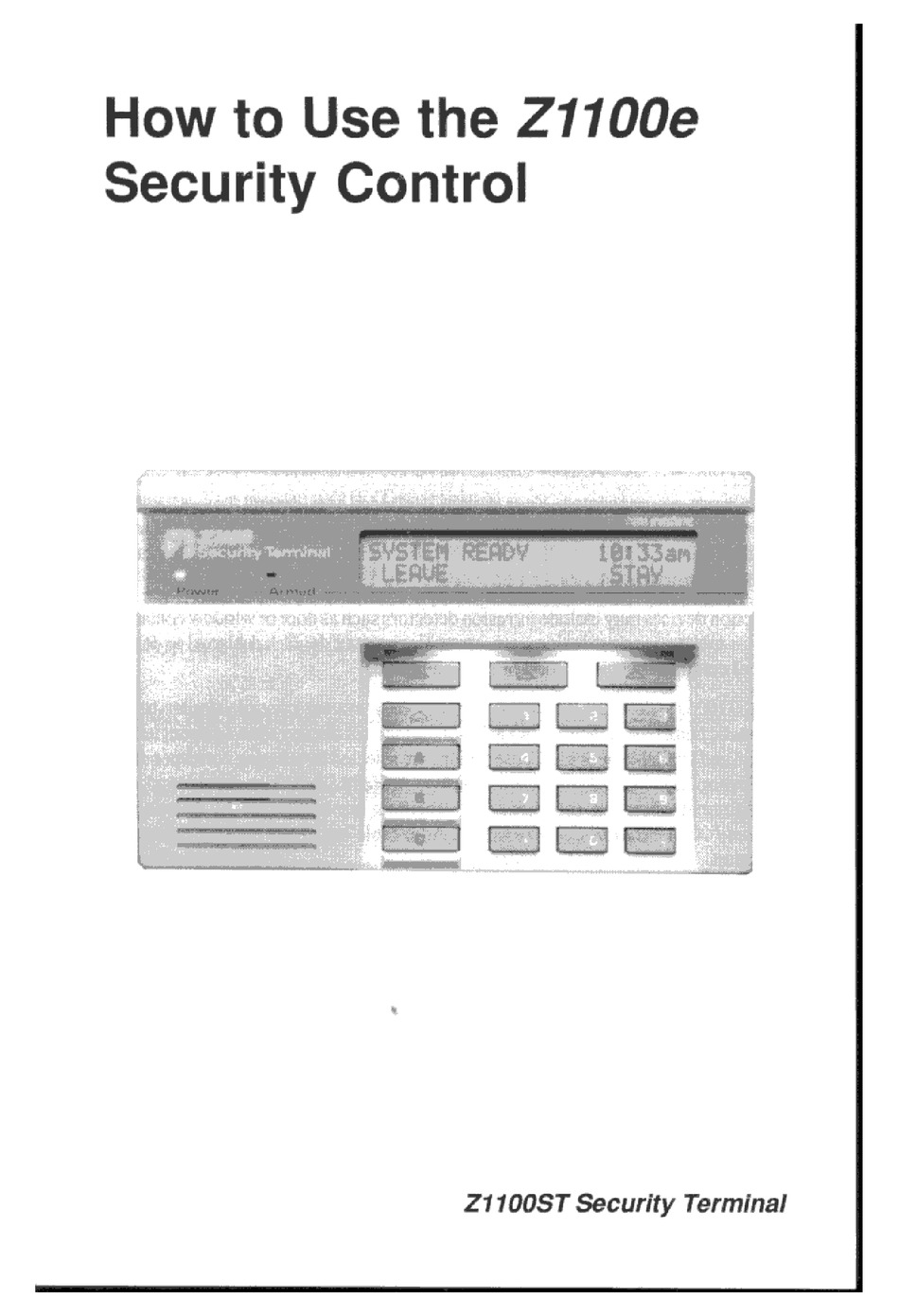 Moose Z1100st User Manual Pdf Download Manualslib