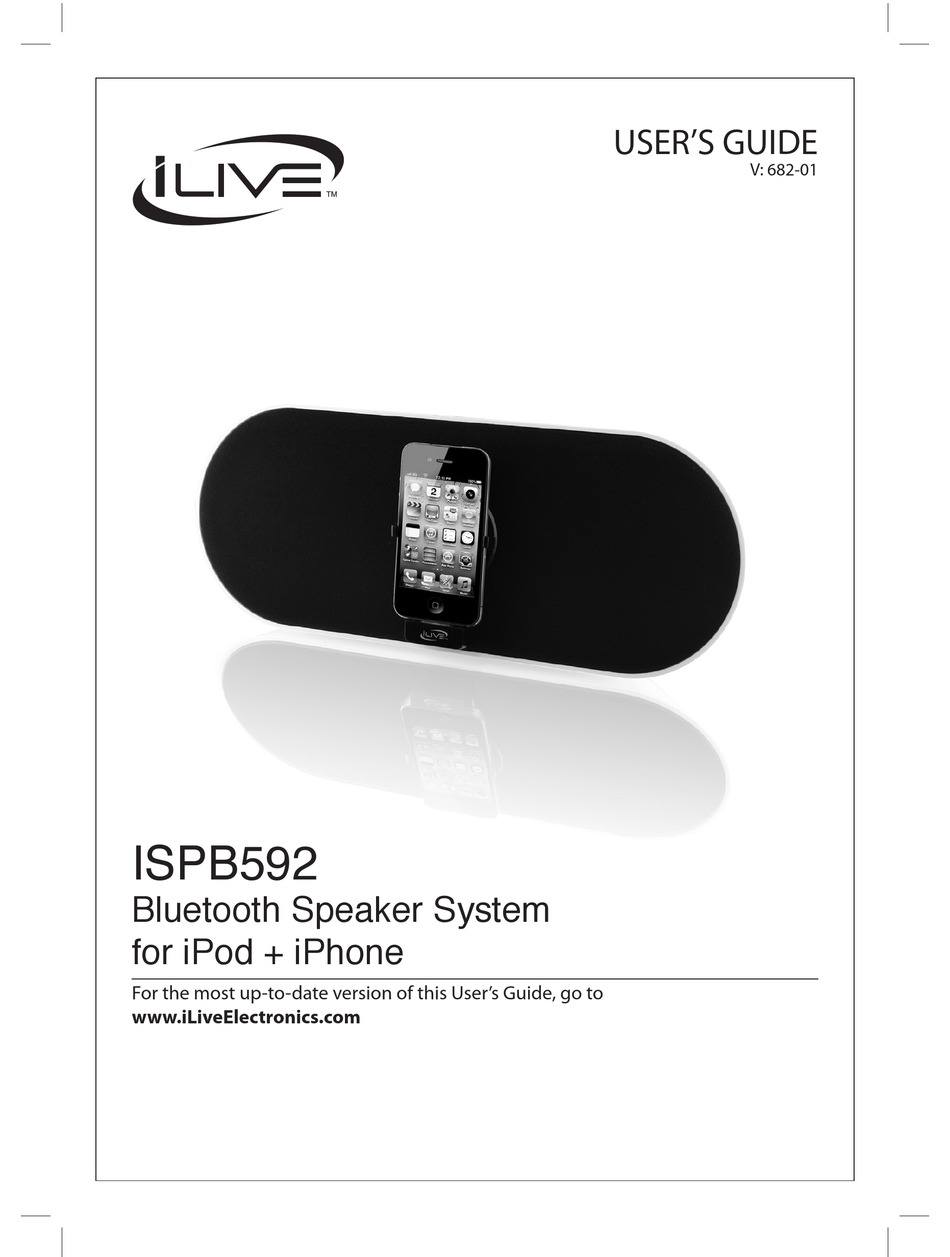 Remote Control Overview - iLive ISPB592 