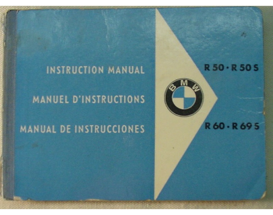 BMW R 50/5 60/5 75/5 Bedienungsanleitung Betriebsanleitung Handbuch User Manual 