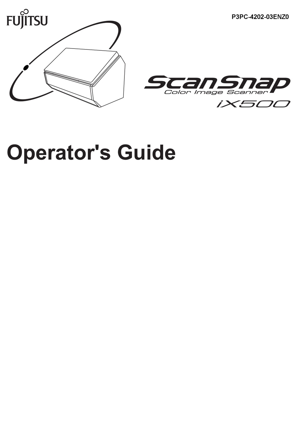 FUJITSU SCANSNAP IX500 OPERATOR'S MANUAL Pdf Download | ManualsLib