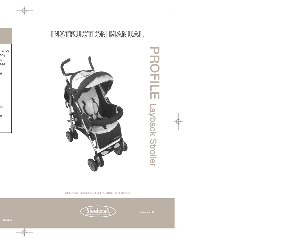 steelcraft profile layback stroller