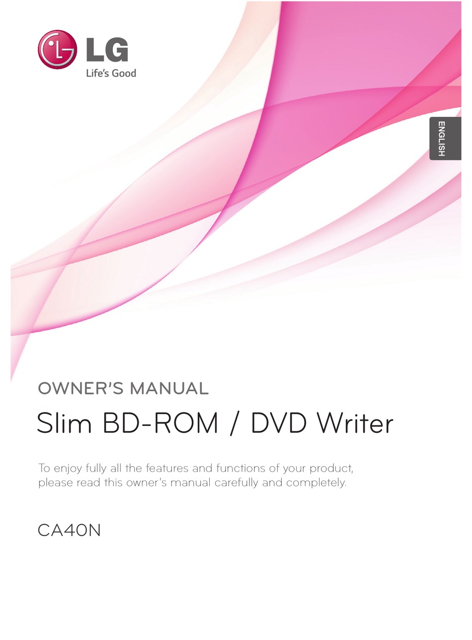 Lg Ca40n Owner S Manual Pdf Download Manualslib