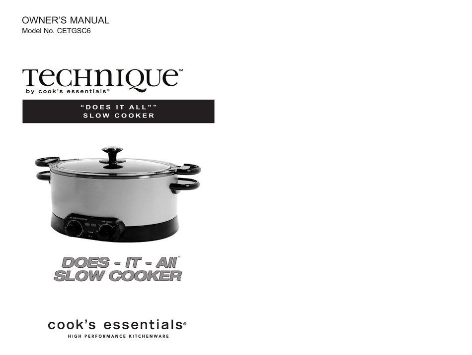Crock-Pot 6-Quart Manual Slow Cooker Black Stainless Steel 2131367