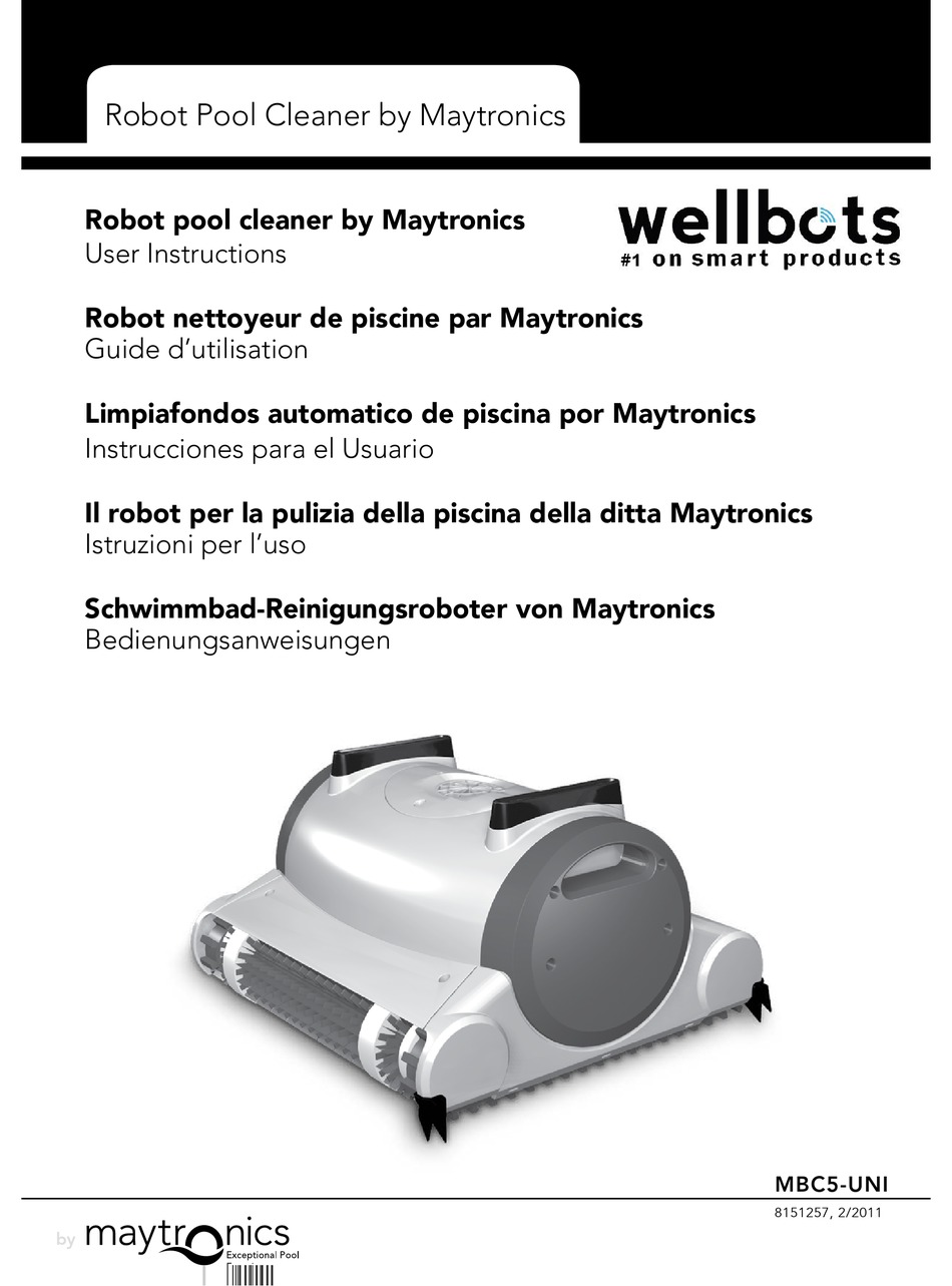 MAYTRONICS DOLPHIN NAUTILUS USER INSTRUCTIONS Pdf Download | ManualsLib