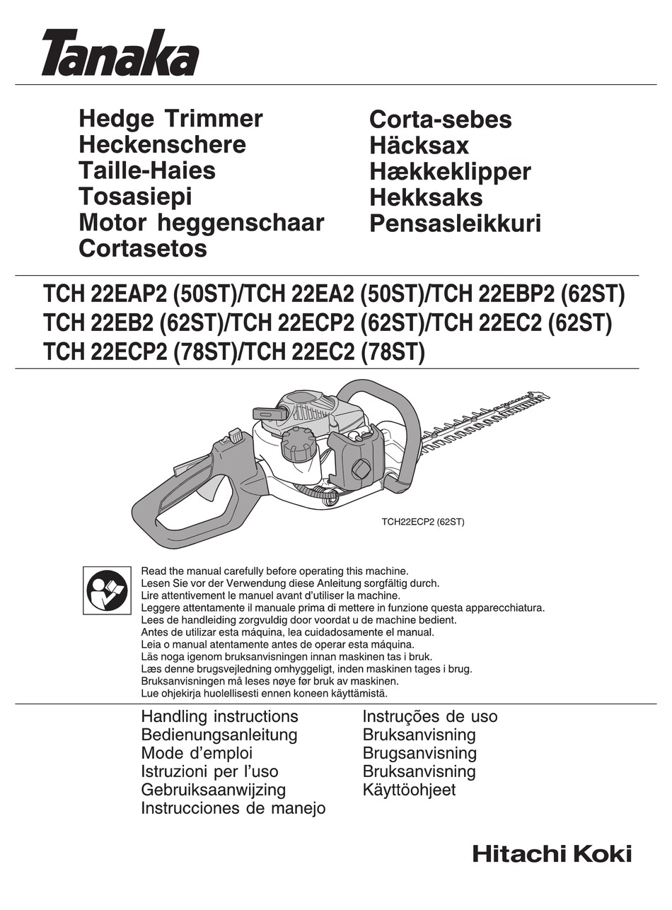 TANAKA TCH 22EAP2 HANDLING INSTRUCTIONS MANUAL Pdf Download ManualsLib