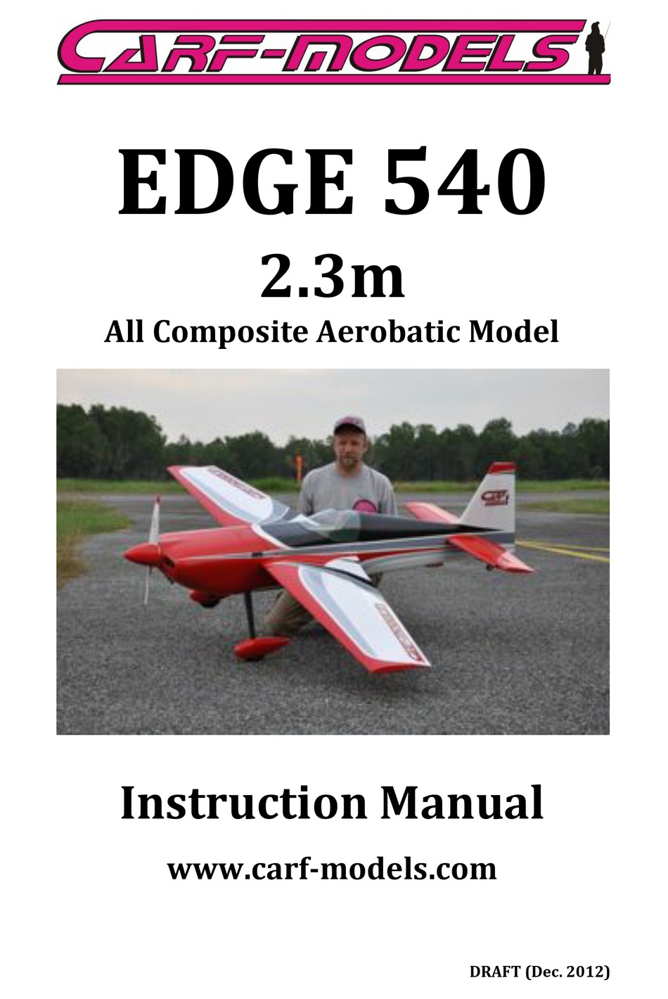 CARF-MODELS EDGE 540 INSTRUCTION MANUAL Pdf Download | ManualsLib