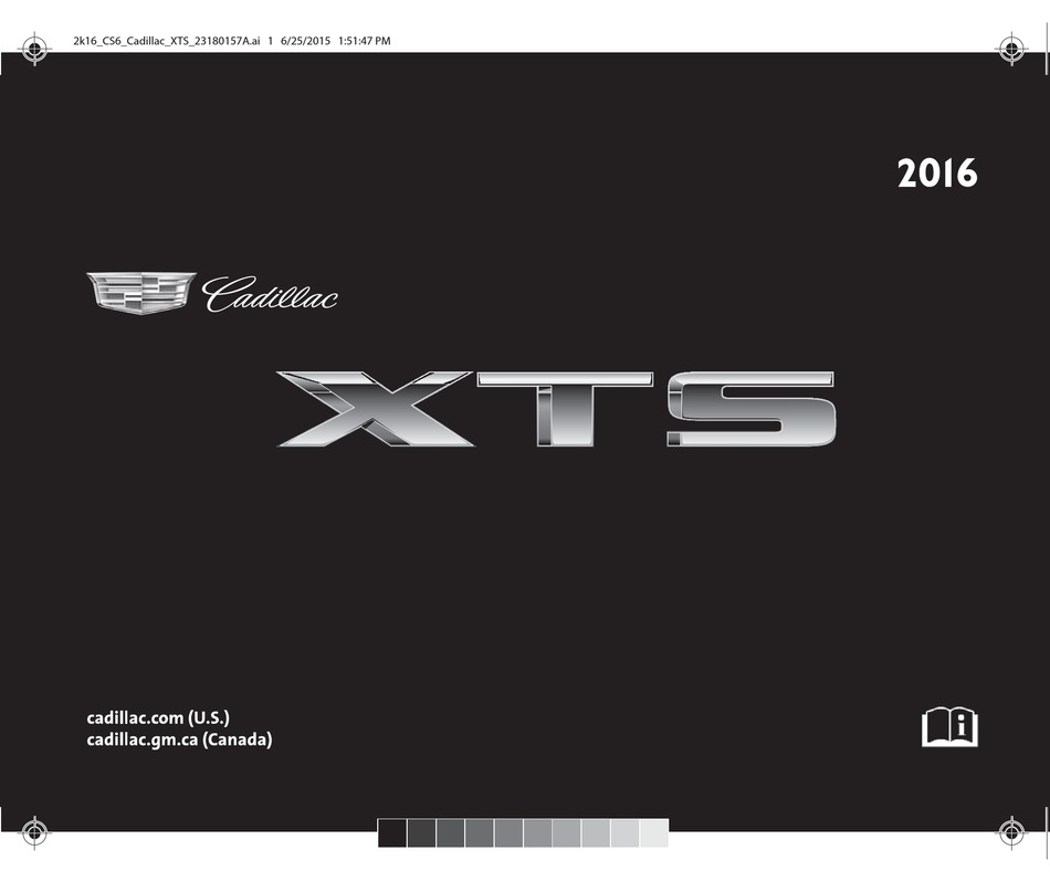 Cadillac 2016 Xts Owner S Manual Pdf Download Manualslib