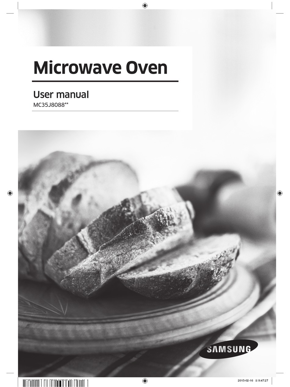 Maintenance; Cleaning - Samsung MC35J8088 Series User Manual [Page 20] |  ManualsLib