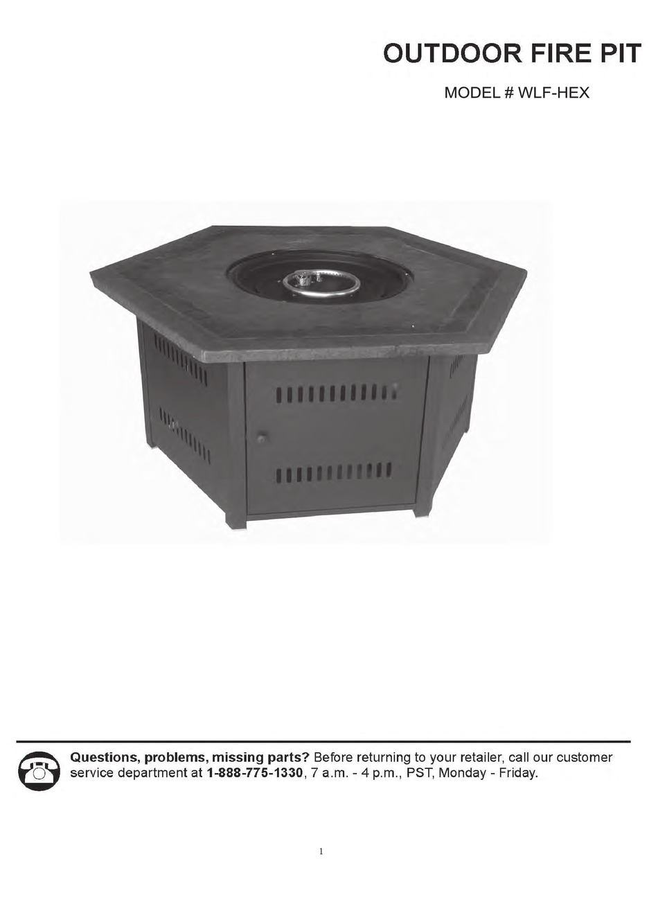 AZ PATIO HEATERS WLFHEX USER MANUAL Pdf Download ManualsLib