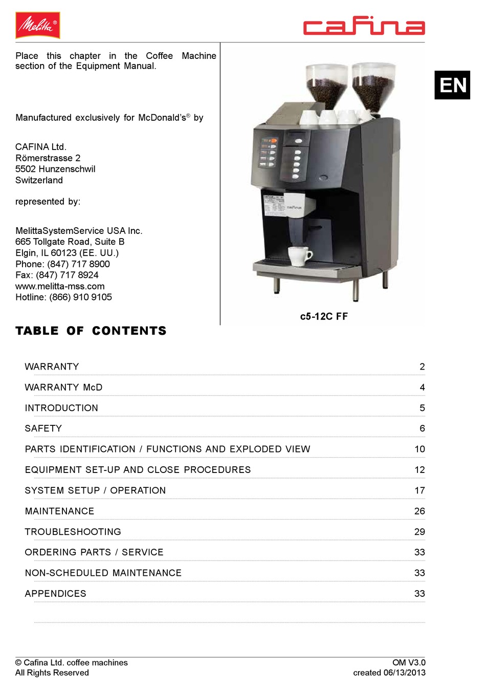 Melita Cafina C5 12c Ff User Manual Pdf Download Manualslib