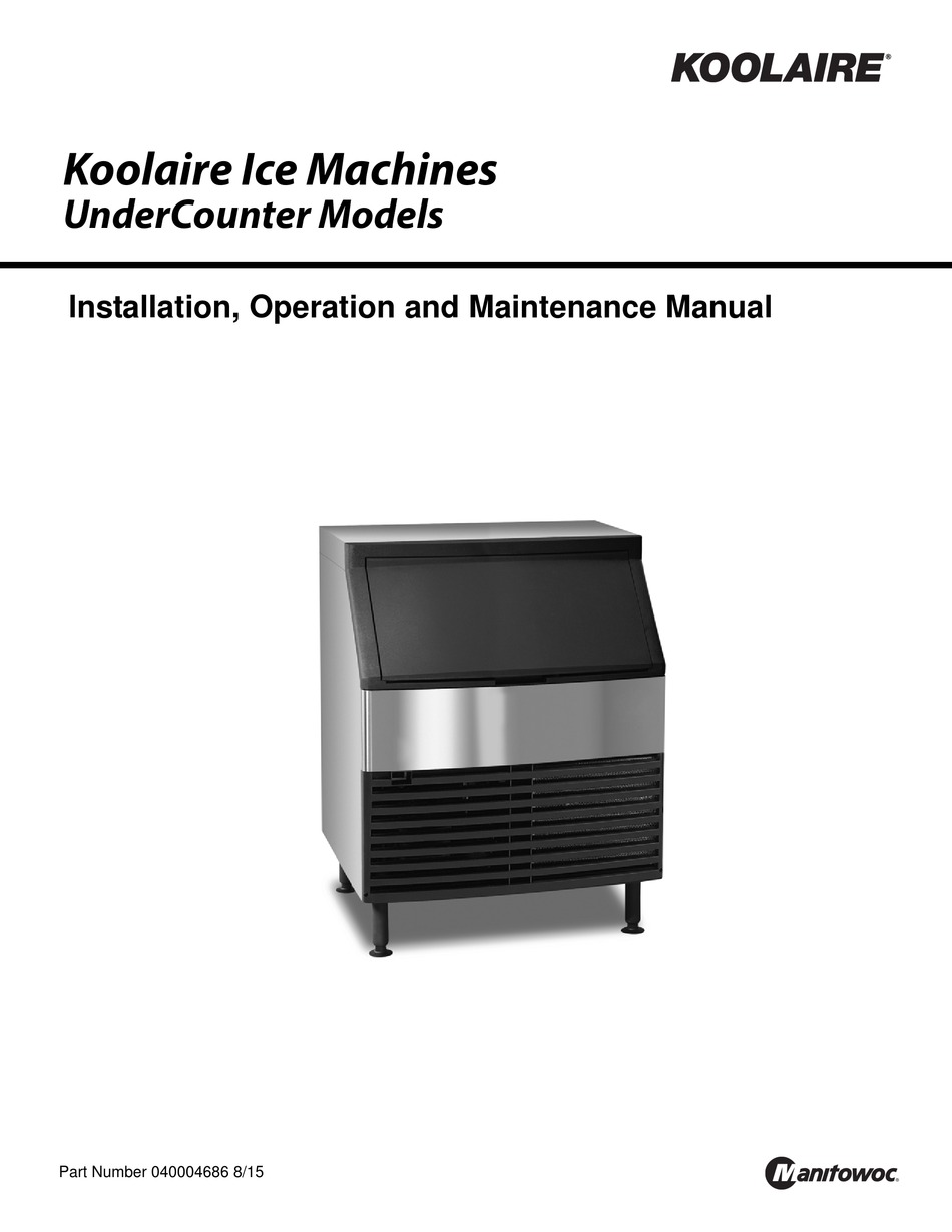 koolaire ice machine manual