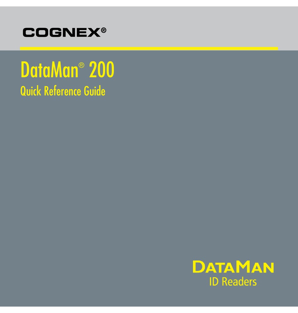 Cognex Dataman DM200Q DM200 DM200Q-00 W/ Adjustable Focus Lens DMR