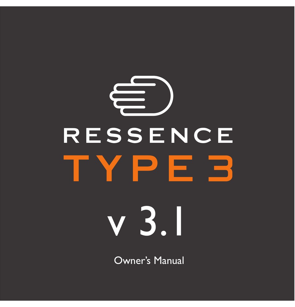 RESSENCE TYPE 3 OWNER S MANUAL Pdf Download ManualsLib