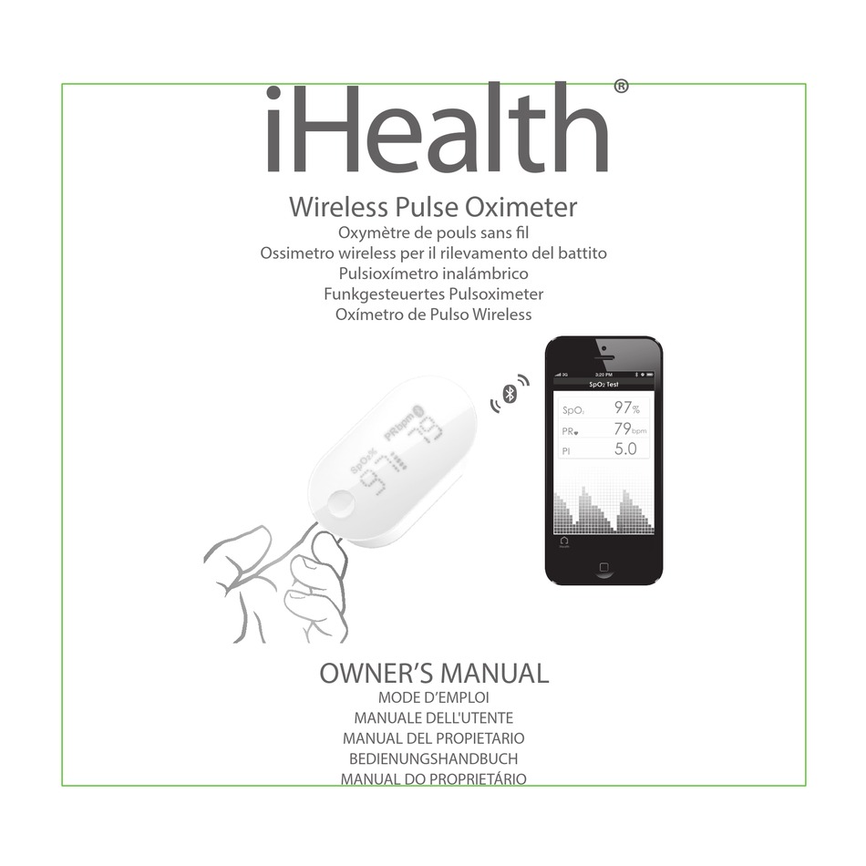 IHEALTH PO3 OWNER