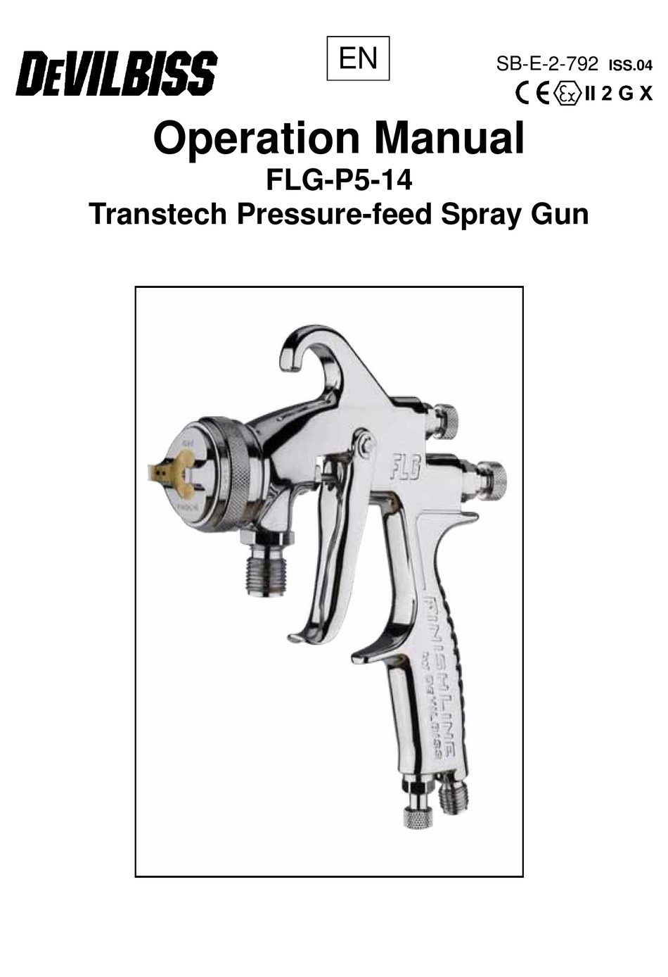Devilbiss Flg P5 14 Operation Manual Pdf Download Manualslib