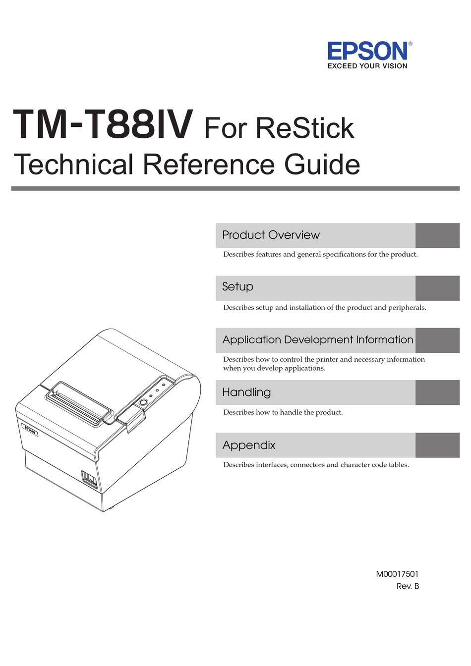 Epson Tm T88iv Technical Reference Manual Pdf Download Manualslib 1494
