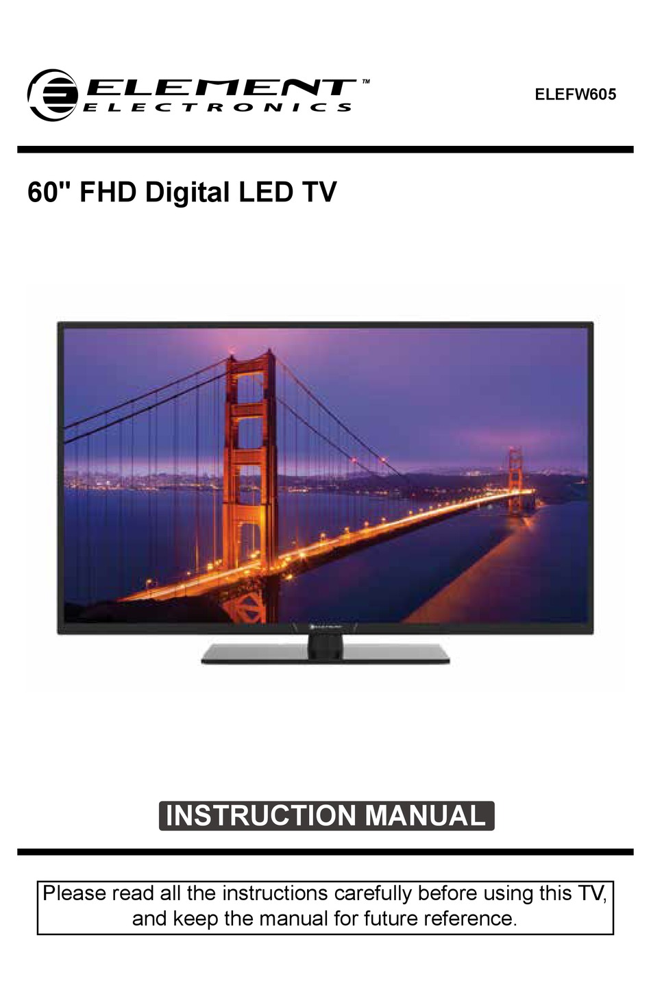 Element Elefw605 Instruction Manual Pdf Download Manualslib