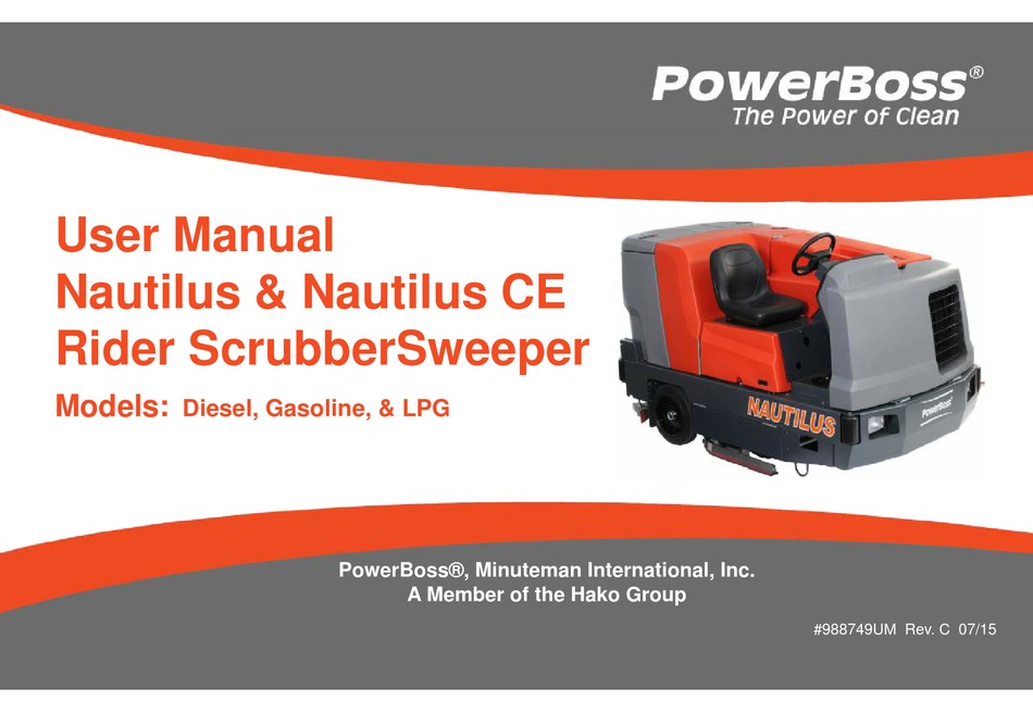 POWERBOSS NAUTILUS USER MANUAL Pdf Download ManualsLib