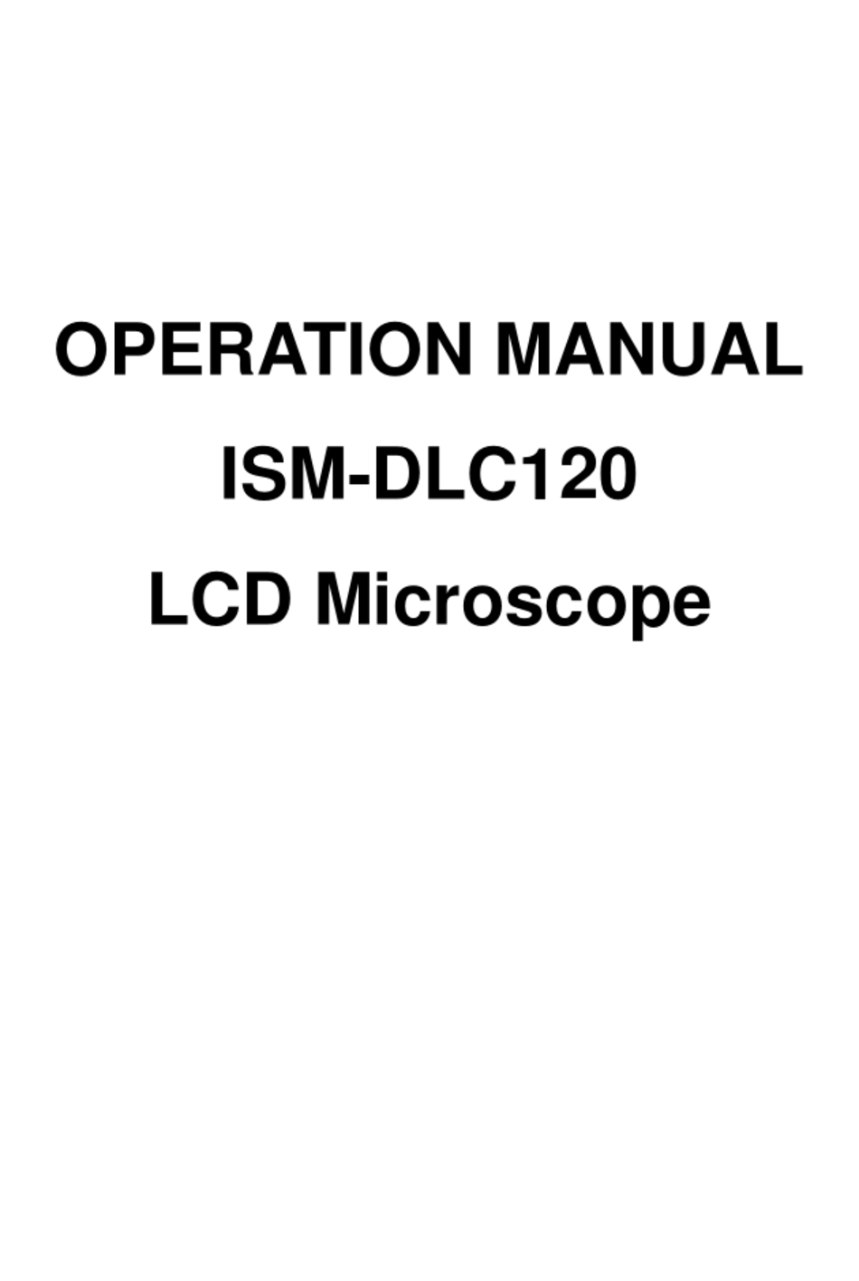INSIZE ISM-DLC120 OPERATION MANUAL Pdf Download | ManualsLib