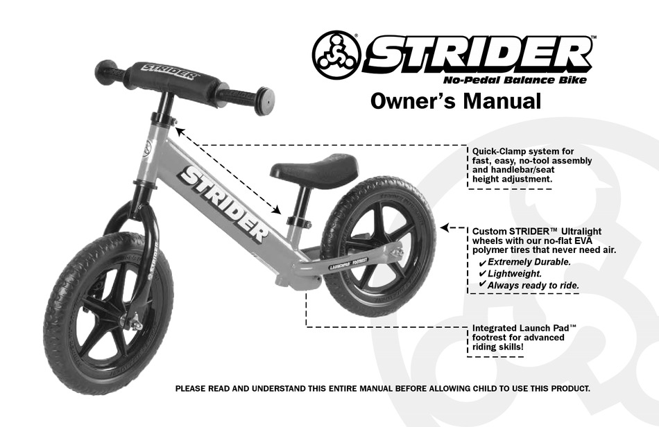 strider seat height