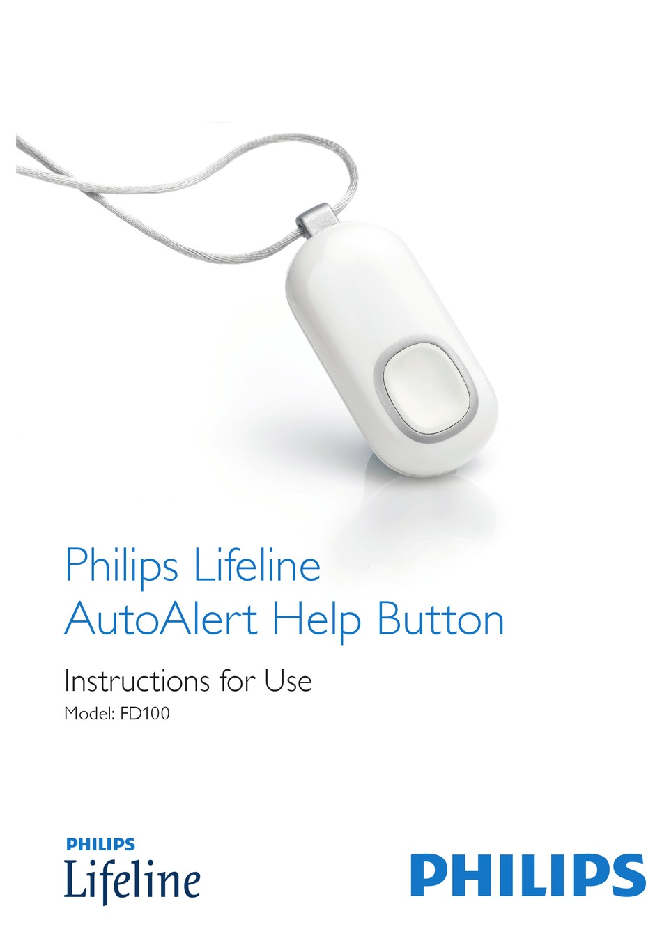 Philips Lifeline Fd100 Instructions For Use Manual Pdf Download Manualslib 6025