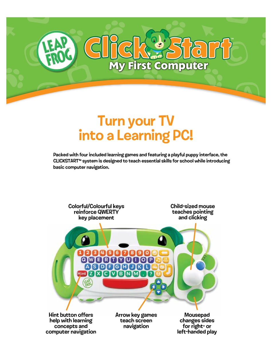 LEAPFROG CLICKSTART MANUAL Pdf Download | ManualsLib